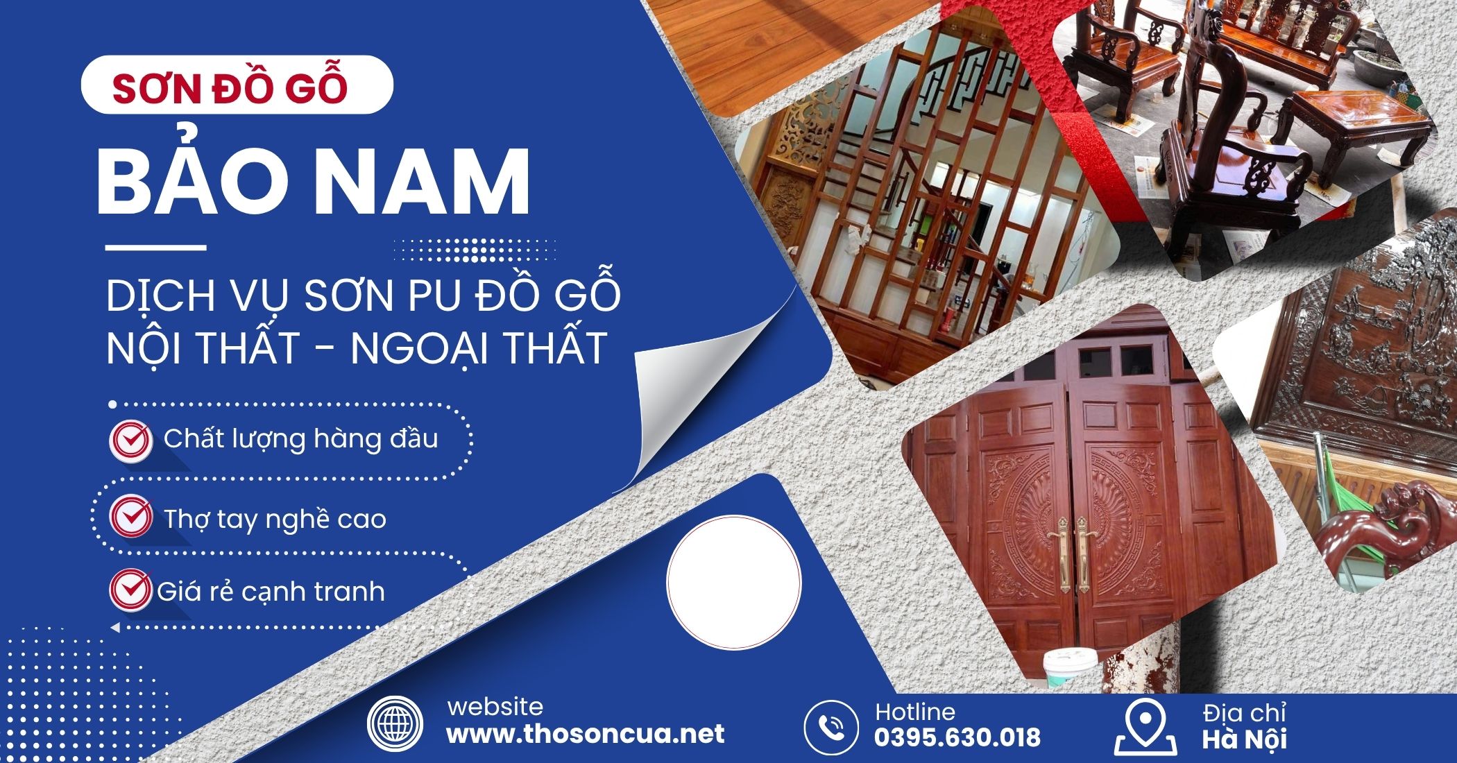 Dịch vụ sơn sửa tủ quần áo gỗ tại nhà Hà Nội - Uy tín, Giá rẻ